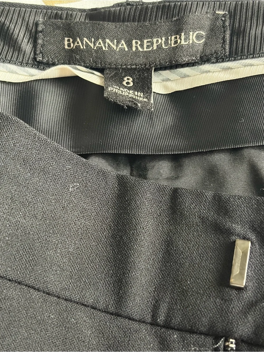 Banana Republic Women’s Black Ankle
Avery Cut Straight Pants Size 8 - Picture 2 of 16